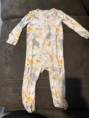 Huggies bamboo double zip footie pajamas